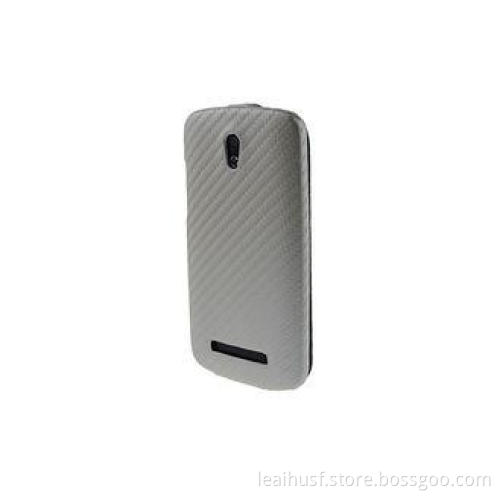 Shockproof HTC Desire 500 Leather Flip Phone Case , Plain P